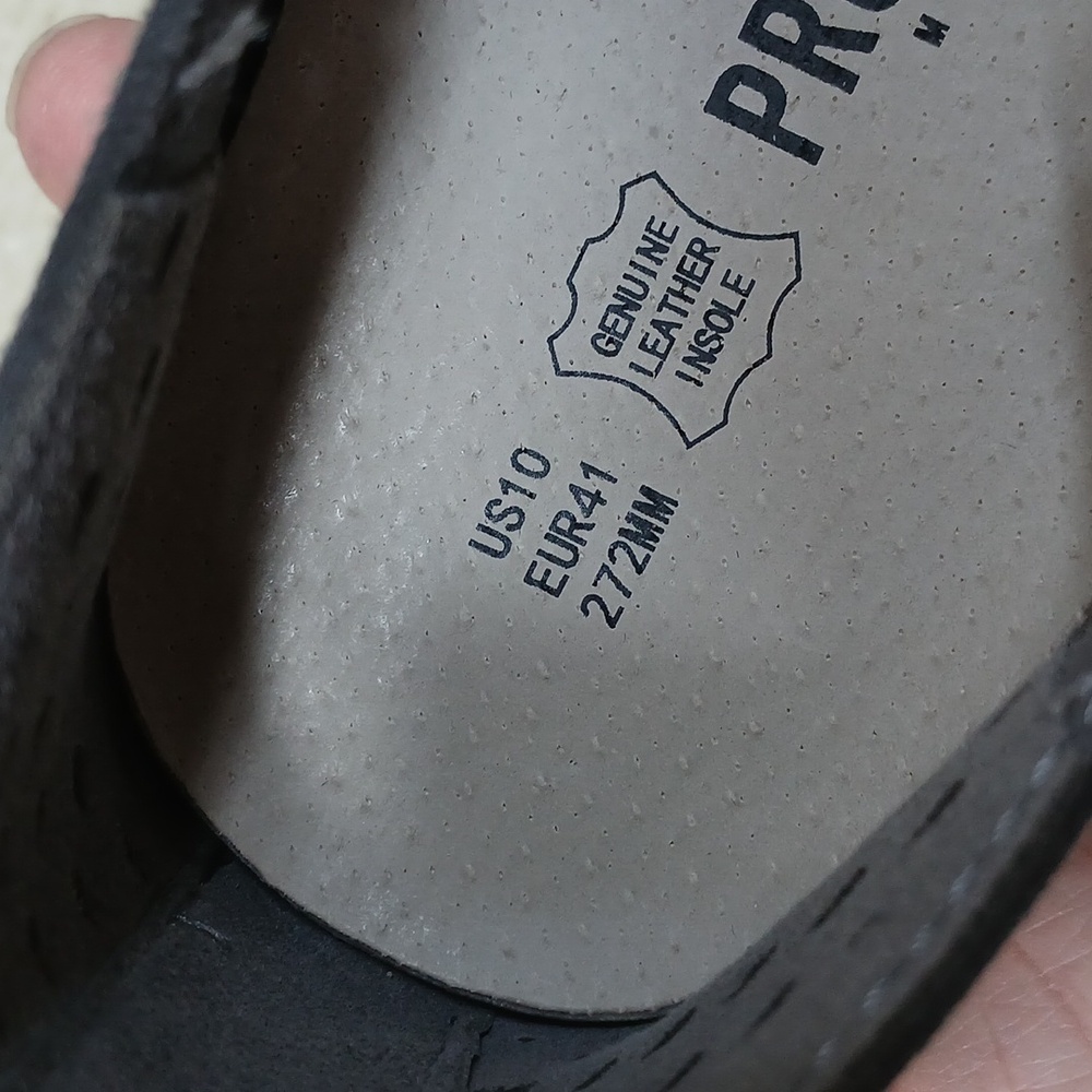 Project Cloud Womens Gray Leather Platform Loafer… - image 4